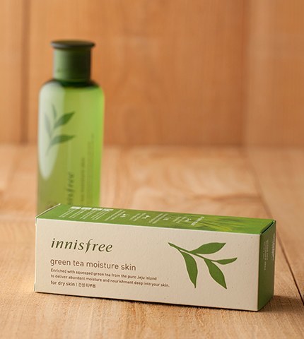 innisfree green tea moisture skin-3