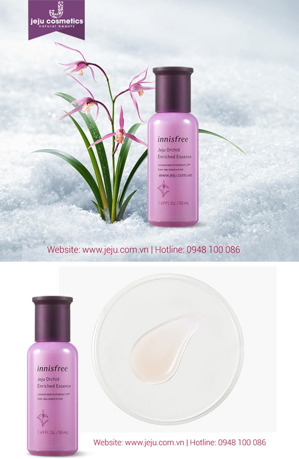 new 2019 bo san pham cham soc da toan dien innisfree jeju orchid line jeju cosmetics 3 1