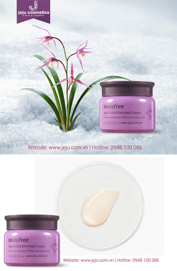 new 2019 bo san pham cham soc da toan dien innisfree jeju orchid line jeju cosmetics 4 1