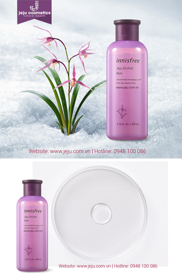 new 2019 bo san pham cham soc da toan dien innisfree jeju orchid line jeju cosmetics 5 1