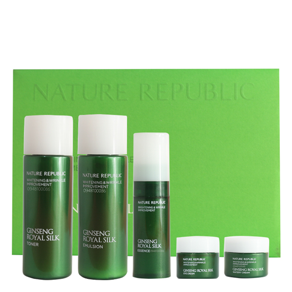 Clearance] NATURE REPUBLIC Ginseng Royal Silk Trial Kit [5items