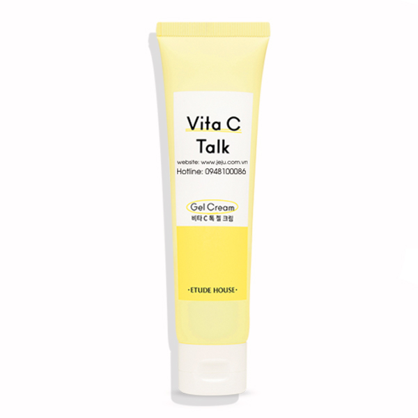 Etude House Vita C Talk Gel Cream - Kem dưỡng trắng da 60ml