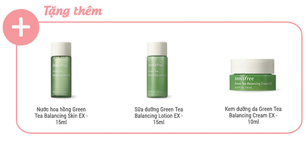 set duong da tra xanh innisfree green tea balancing skin care set 23 1