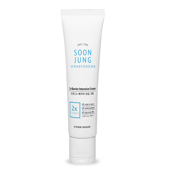 Kem Dưỡng Ẩm Etude House Soon Jung 2x Barrier Intensive Cream 60ml