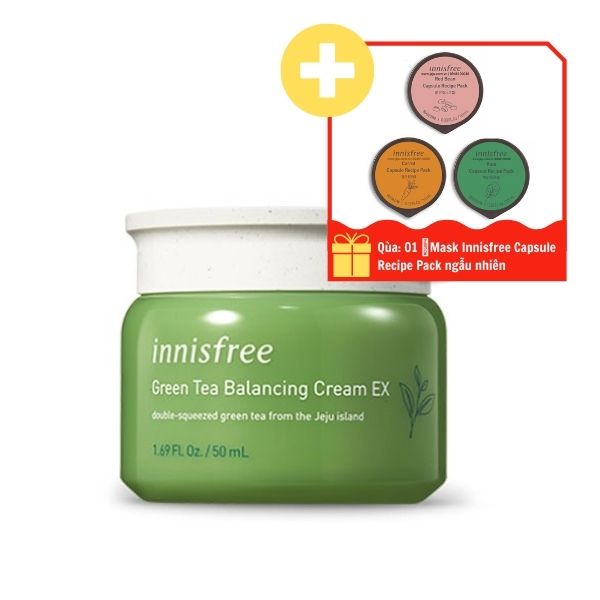 [NEW 2019] Kem Dưỡng Innisfree Green Tea Balancing Cream EX