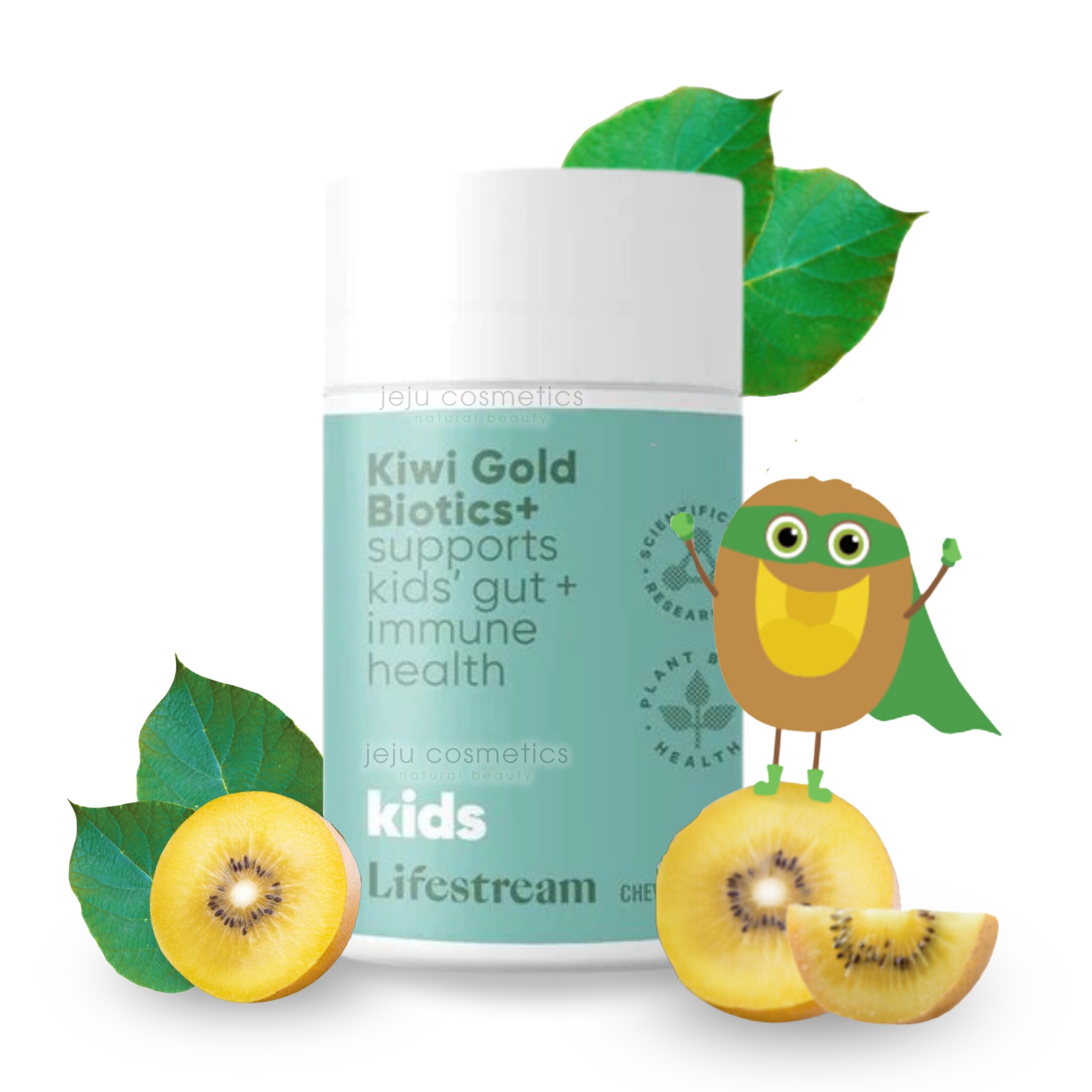 Kẹo Ngậm Kiwi Hỗ Trợ Tiêu Hóa, Tăng Đề Kháng Cho Trẻ Lifestream Kiwi Bio-Boost Kids 30 viên