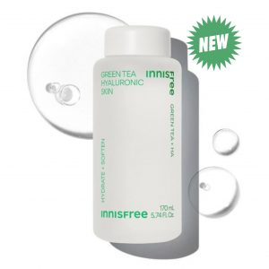 Nước Hoa Hồng Innisfree Green Tea Hyaluronic Skin 170ML