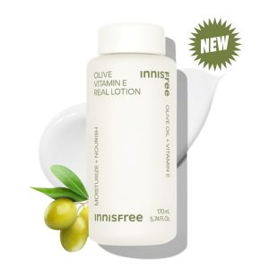 Sữa Dưỡng Innisfree Olive Vitamin E Real Lotion 170ml