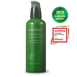 Sữa Dưỡng Trà Xanh Chứa Thêm Essence: Innisfree Green Tea Seed Essence-in-Lotion